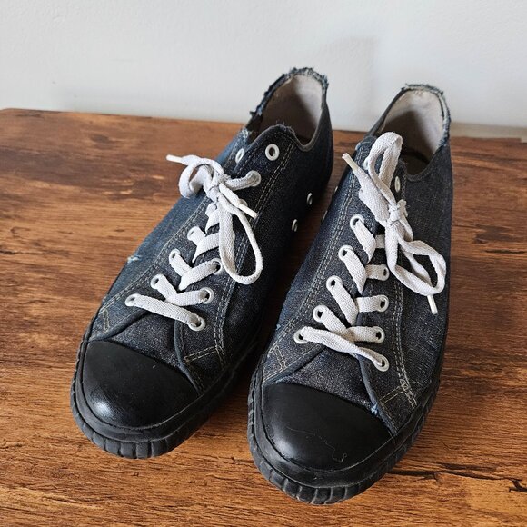 John Lofgren Champion Denim Sneakers Size 8 - Picture 2 of 9